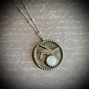 Artisan handmade Fortune teller necklace